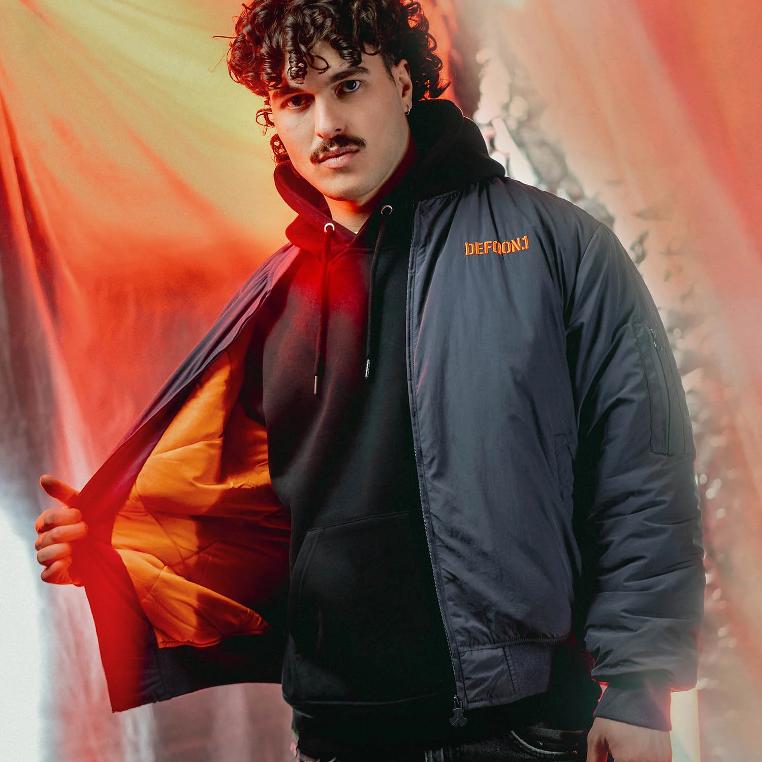 Defqon.1 One Tribe Oversized Bomber jacket - Image 4
