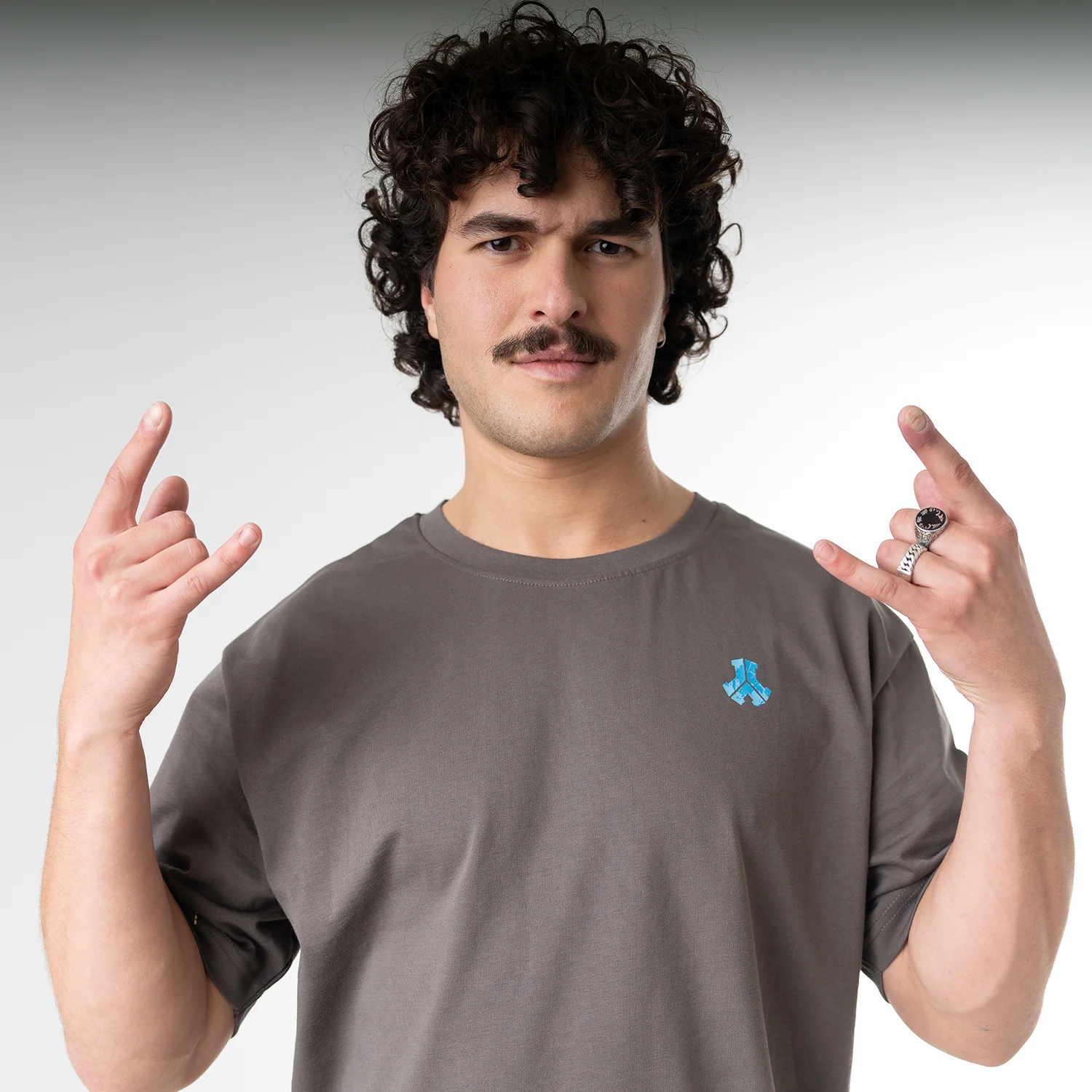 Defqon.1 Kick Off Mole Grey oversized T-shirt - Image 5